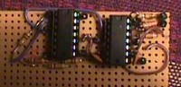 Picture showing how small Magnus SVF can be, this one using 2 TL074, on a breadboard. Picture is courtesy of: Kristian Borgstedt who built it