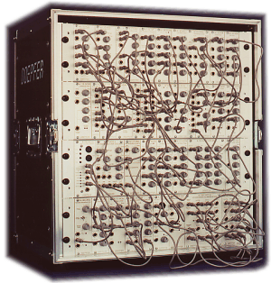 Picture of a grand Doepfer A100 system   