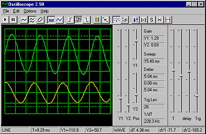 Picture of how Oscilloscope V2.51 looks like.   Picture is courtesy of: 