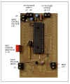 PCB layout of the CV to MIDI converter Picture is courtesy of: Tom Scarff